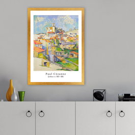Wallity Cuadro Decorativo Enmarcado Multicolor 35 x 45 cm
